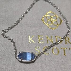 KENDRA SCOTT Elaina London‎ Blue? and Rhodium Adjustable Bracelet